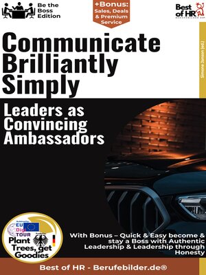 cover image of Communicate Brilliantly Simply – Leaders as Convincing Ambassadors